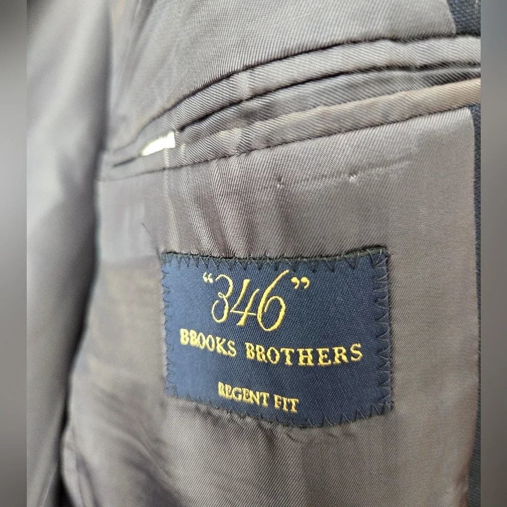 Brooks Brothers Men’s Wool Blazer 346 Regent Jacket Size‎ 42 Regular
